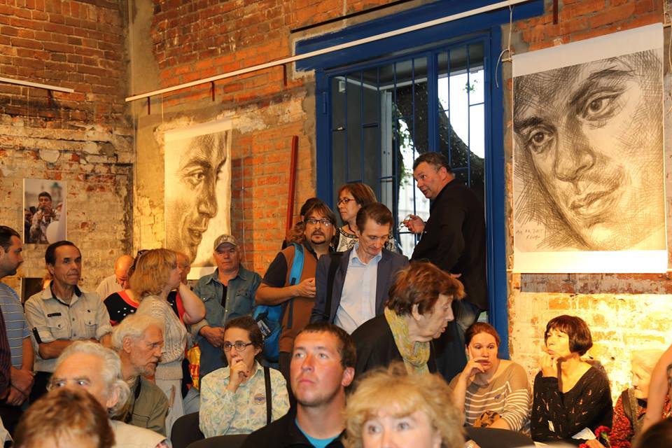 27 августа 2015 года. Вечер памяти Бориса Немцова в Сахаровском центре