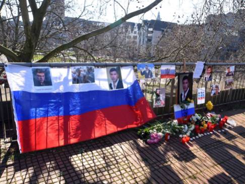 акция памяти Немцова в Кельне