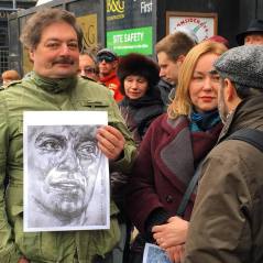 акция памяти Немцова в Лондоне